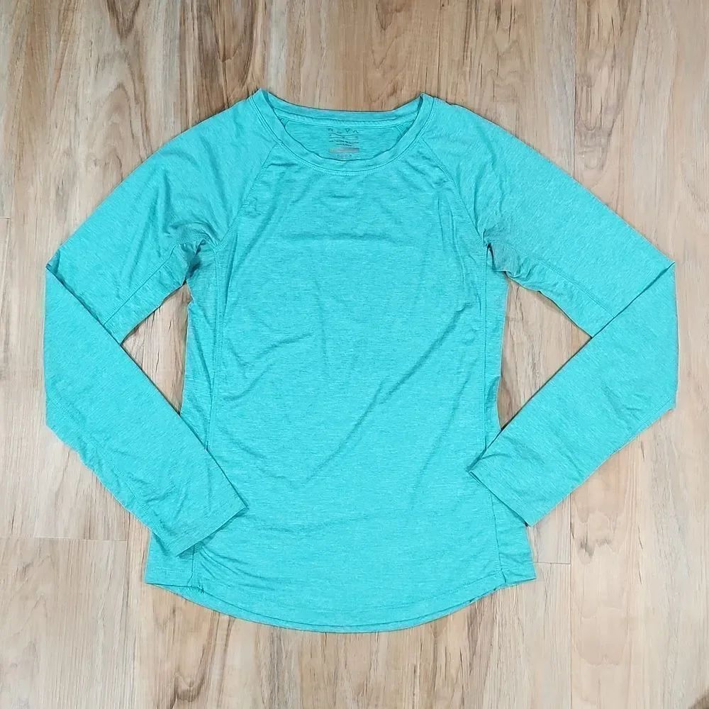 🔹️Reva Turquoise Athletic Long Sleeve Top Medium